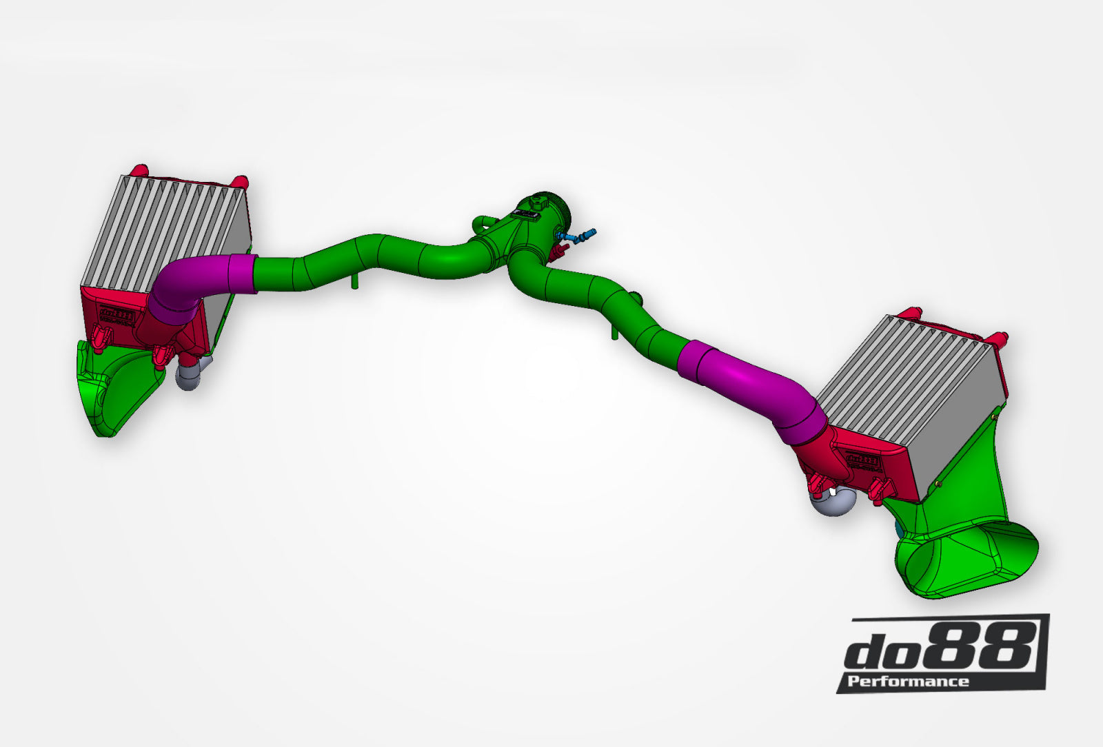 DO88 - BigPack Intercooler kit - Porsche 911 991.2 Carrera 6