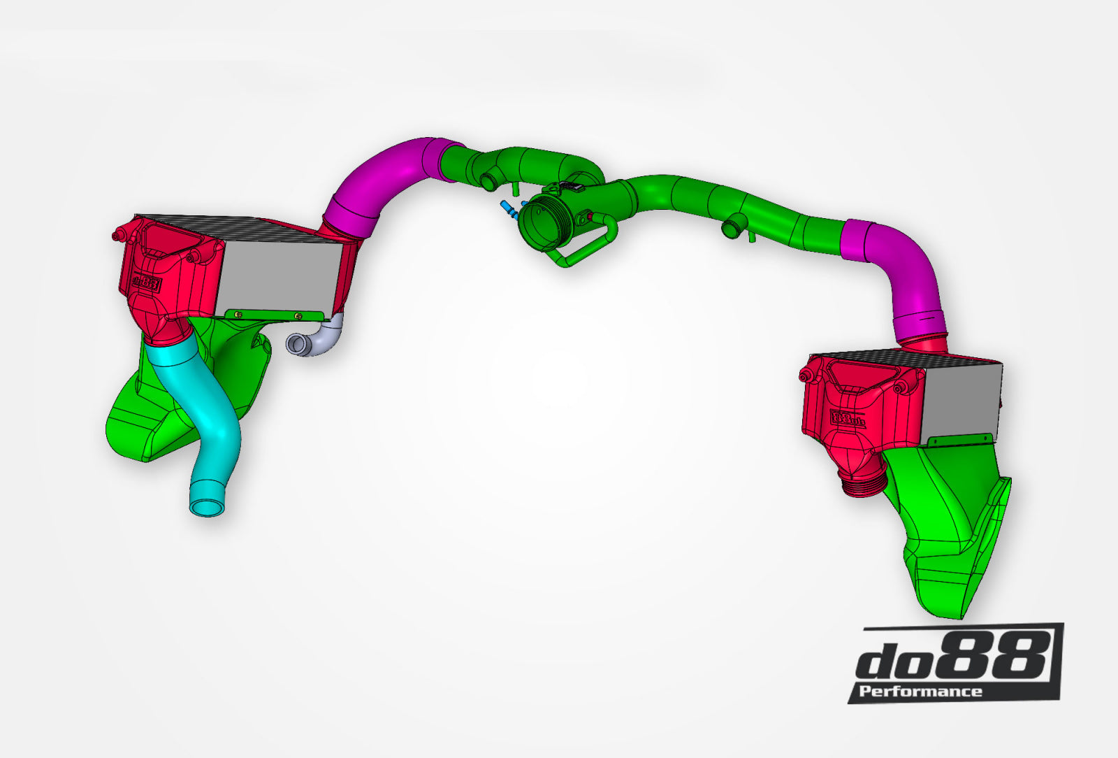 DO88 - BigPack Intercooler kit - Porsche 911 991.2 Carrera 7