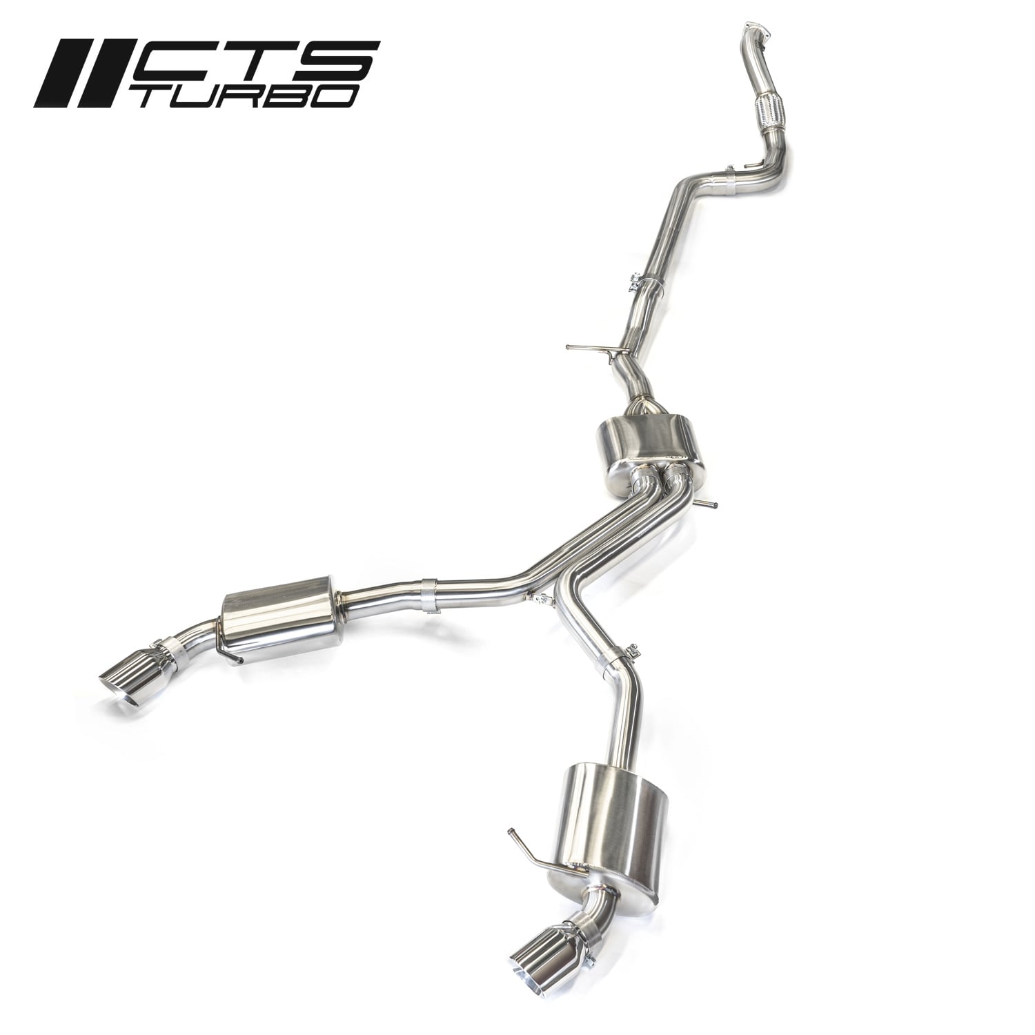 CTS Catback uitlaat Audi A4 B9 2.0 TFSI