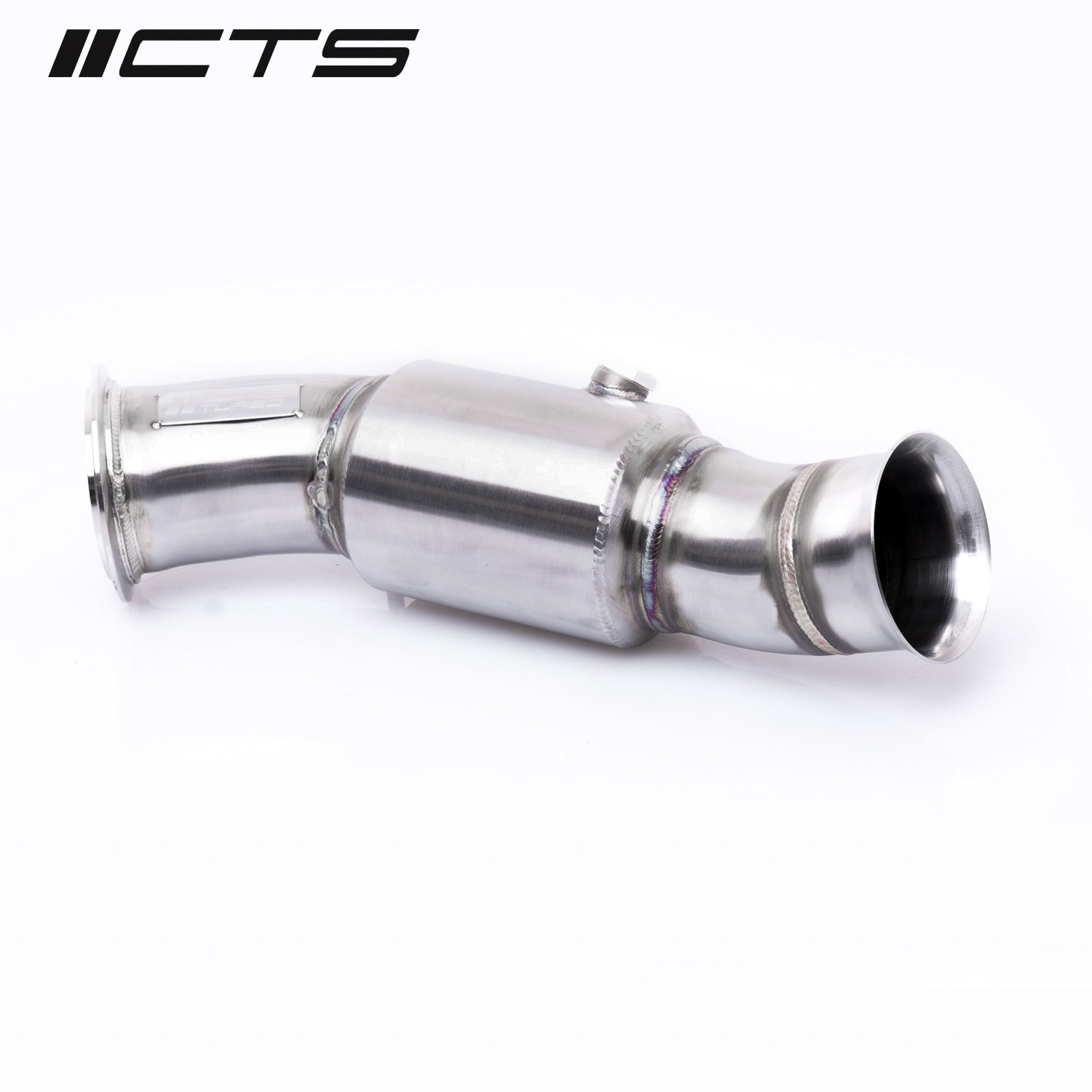 CTS Downpipe 3,5 inch met High Flow katalysator BMW 335i F30 M135i F20 F21 N55 pneumatische wastegate 4