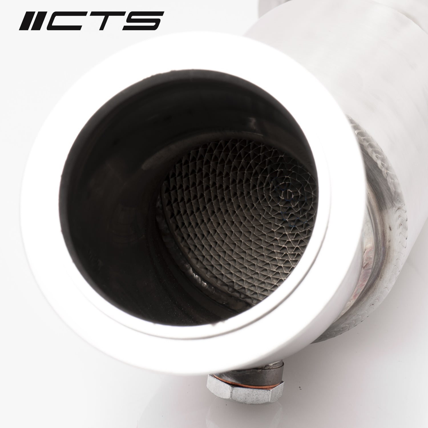 CTS Downpipe 3,5 inch met High Flow katalysator BMW 335i F30 M135i F20 F21 N55 pneumatische wastegate 5