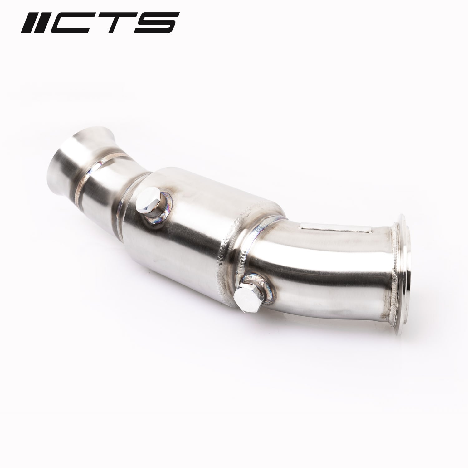 CTS Downpipe 3,5 inch met High Flow katalysator BMW 335i F30 M135i F20 F21 N55 pneumatische wastegate 2