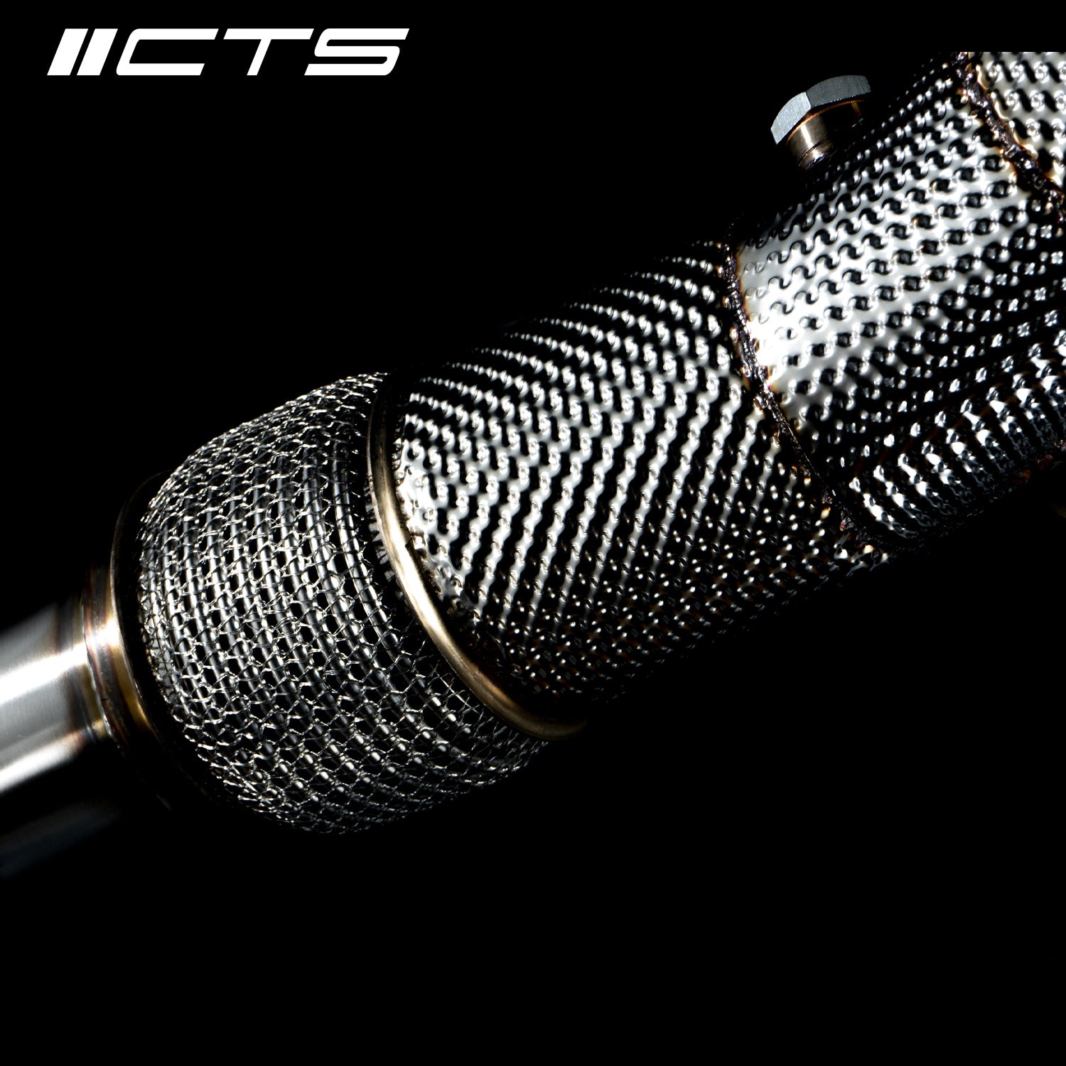 CTS Gegoten Downpipe set met High Flow katalysator Audi S6 C7 S7 C7 RS7 C7 4.0T 3