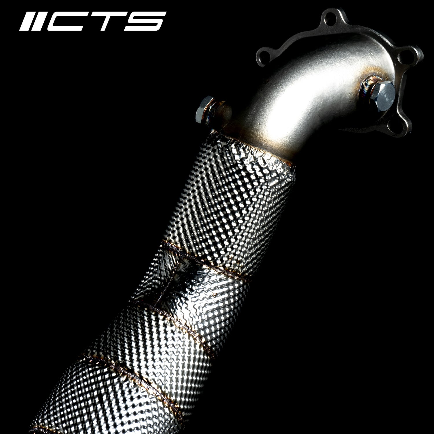 CTS Gegoten Downpipe set met High Flow katalysator Audi S6 C7 S7 C7 RS7 C7 4.0T 4
