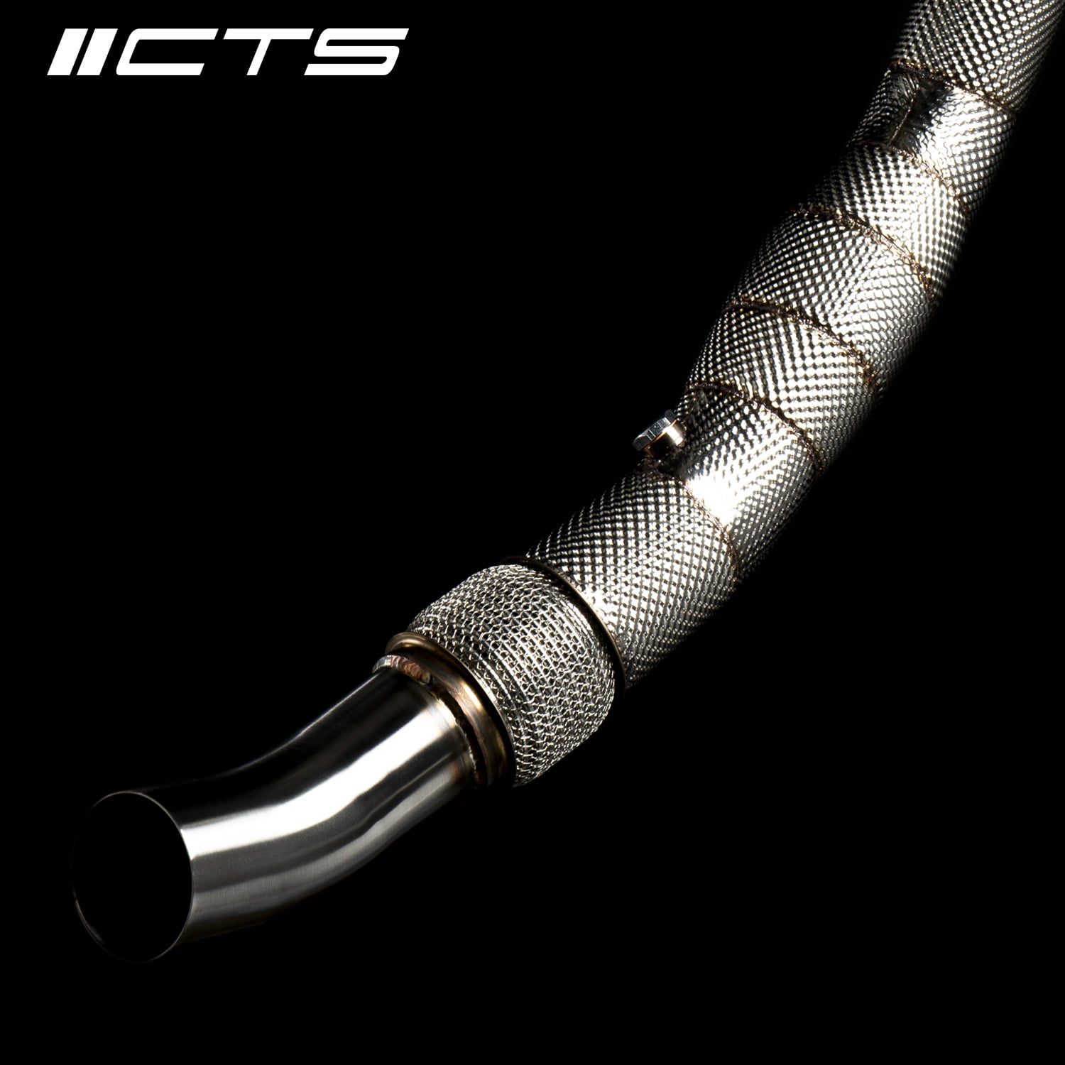 CTS Gegoten Downpipe set met High Flow katalysator Audi S6 C7 S7 C7 RS7 C7 4.0T 5