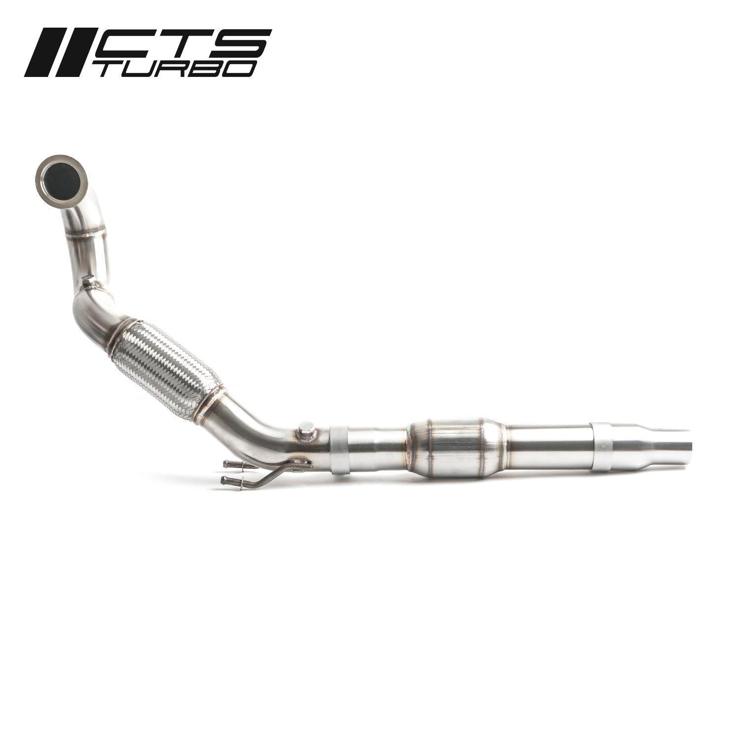 CTS Downpipe 3 inch met high-flow katalysator Volkswagen Jetta MK6 MK7 Golf MK7 1.4 TSI 1.5 TSI EA211 2