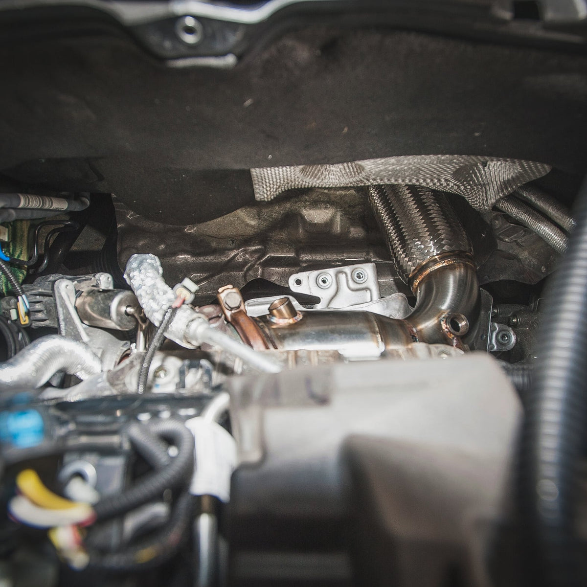 CTS Downpipe met high flow katalysator MINI Cooper S F54 F55 F56 F57 F60 BMW X1 X2 F48 B46 5