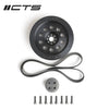 CTS Dubbele poelie upgrade kit 187 mm Audi S4 S5 B8 SQ5 Q5 A6 A7 3.0T