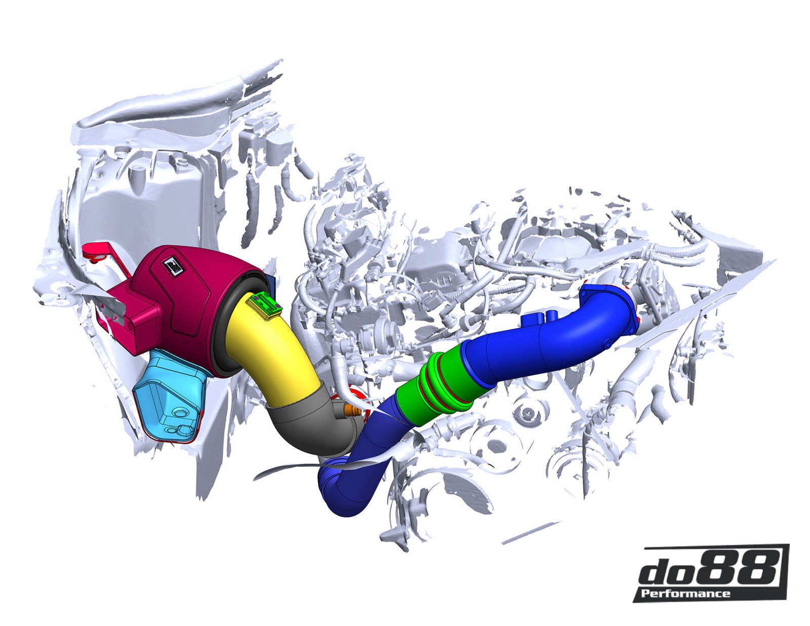 DO88 - Charge Pipe - BMW Z4 M40i G29 / Toyota GR Supra A90 8