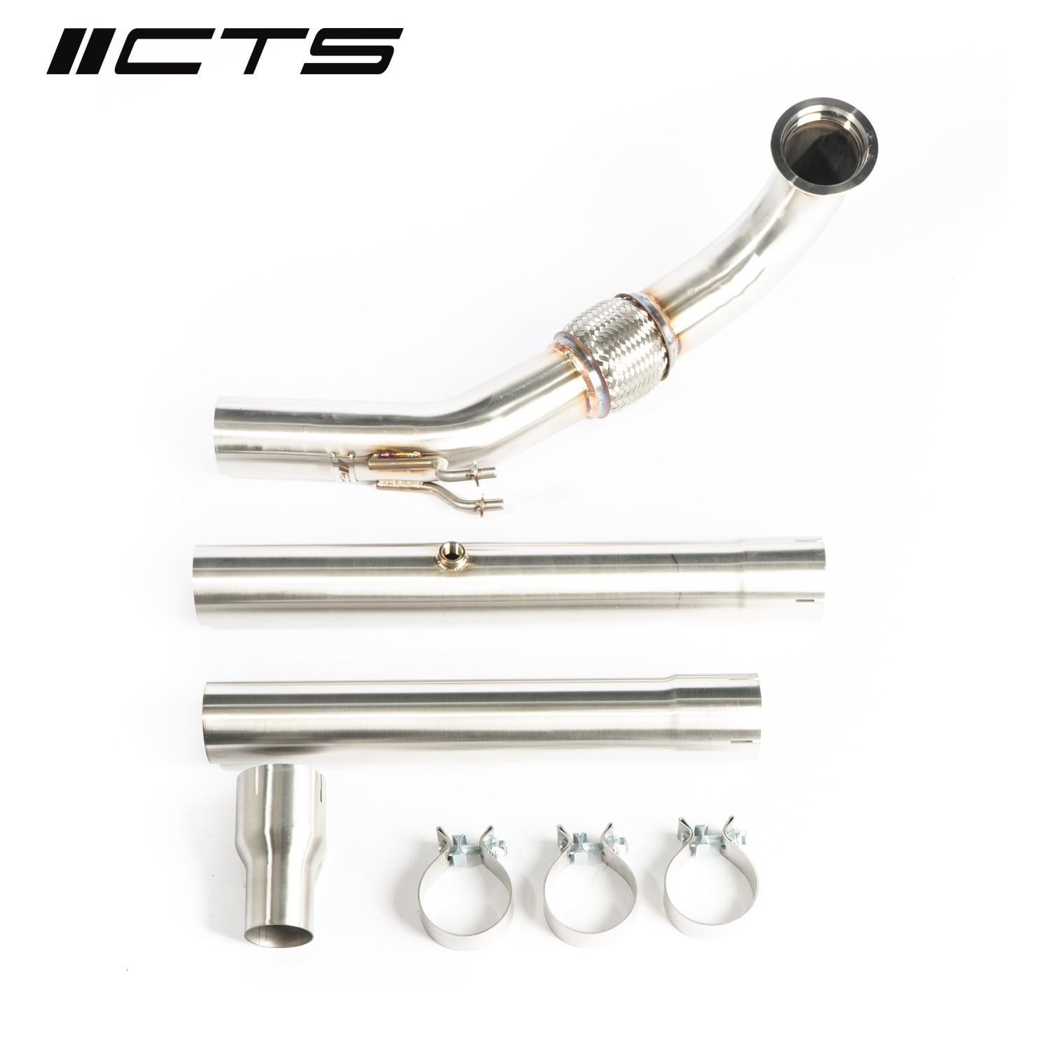 CTS Downpipe 3 inch VW Jetta MK6 Beetle Passat 1.8T 2.0T Gen3 TSI