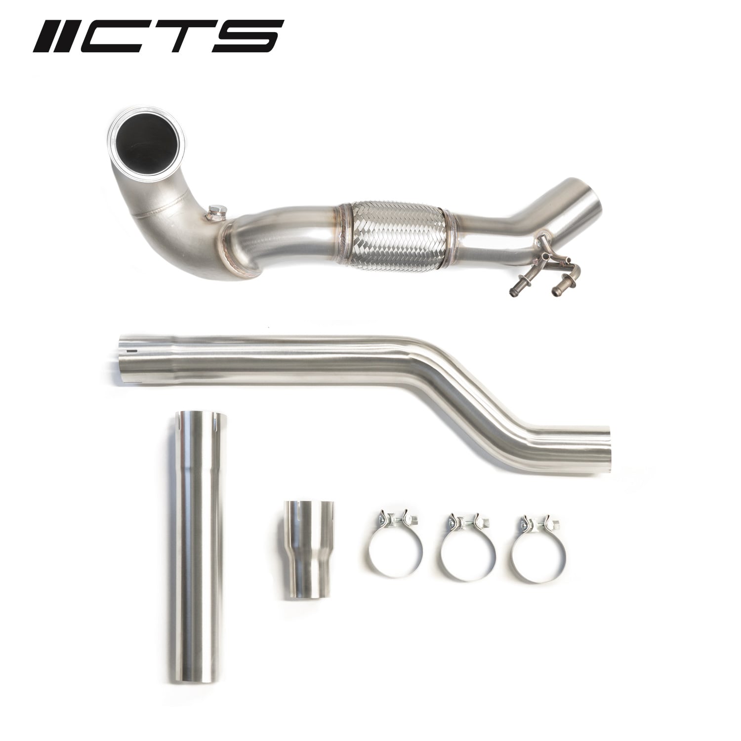 CTS Downpipe 3,5 inch Volkswagen Tiguan MK2 Audi Q3 1.8T 2.0T 4Motion
