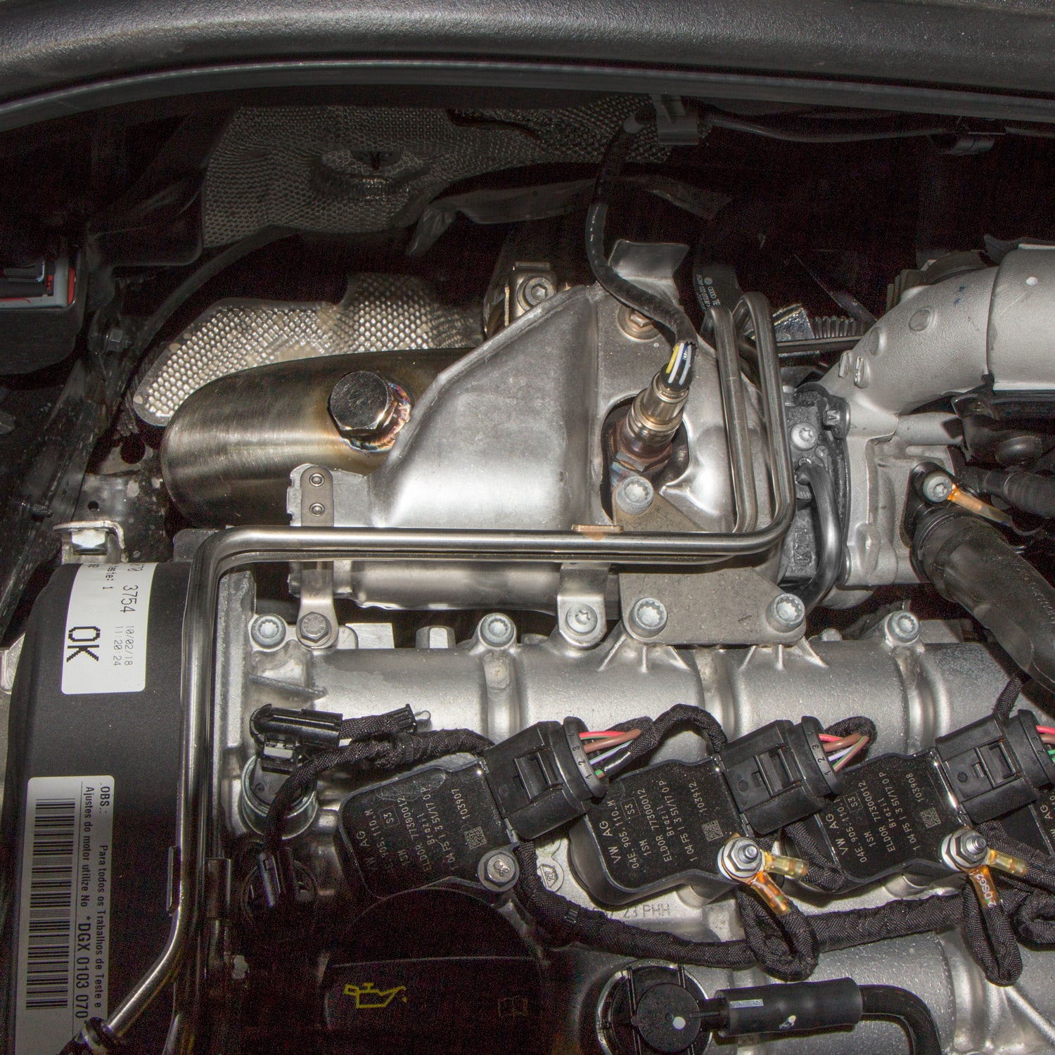 CTS Downpipe 3 inch met high-flow katalysator Volkswagen Jetta MK6 MK7 Golf MK7 1.4 TSI 1.5 TSI EA211 3