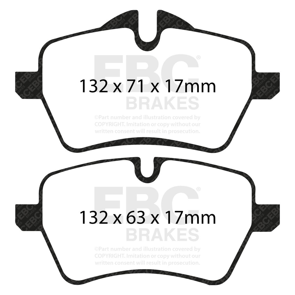 EBC Yellow Stuff remblokken vooras Mini Cooper S R56 / JCW