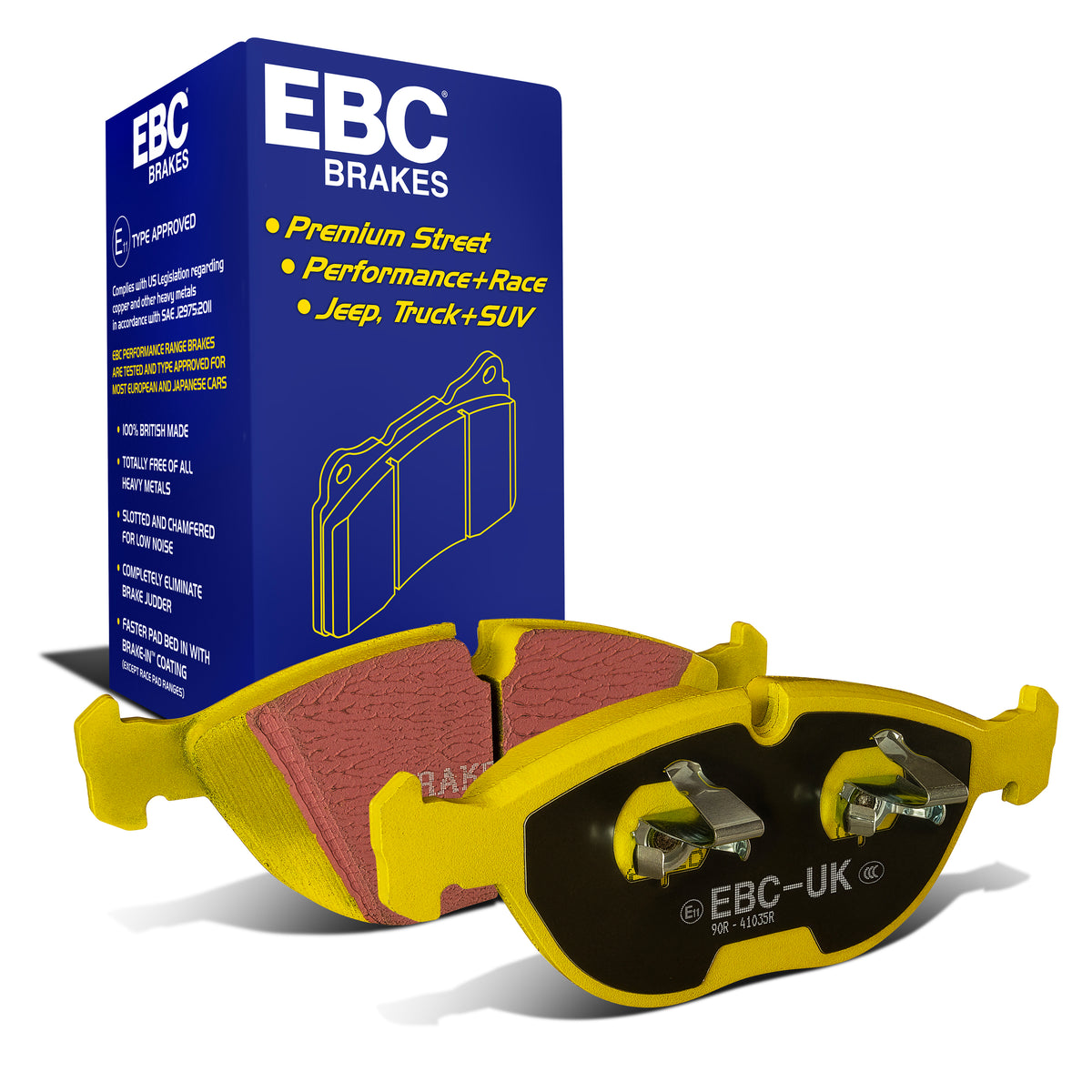 EBC Yellow Stuff remblokken vooras Audi RS4 B5 / Golf MK4 R32