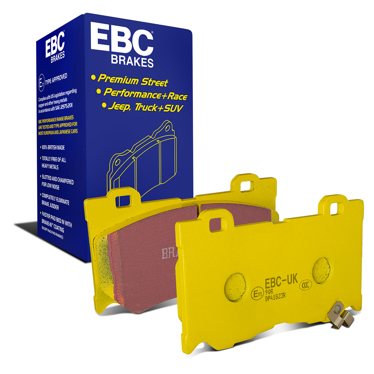 EBC Yellow Stuff remblokken vooras Nissan 370Z