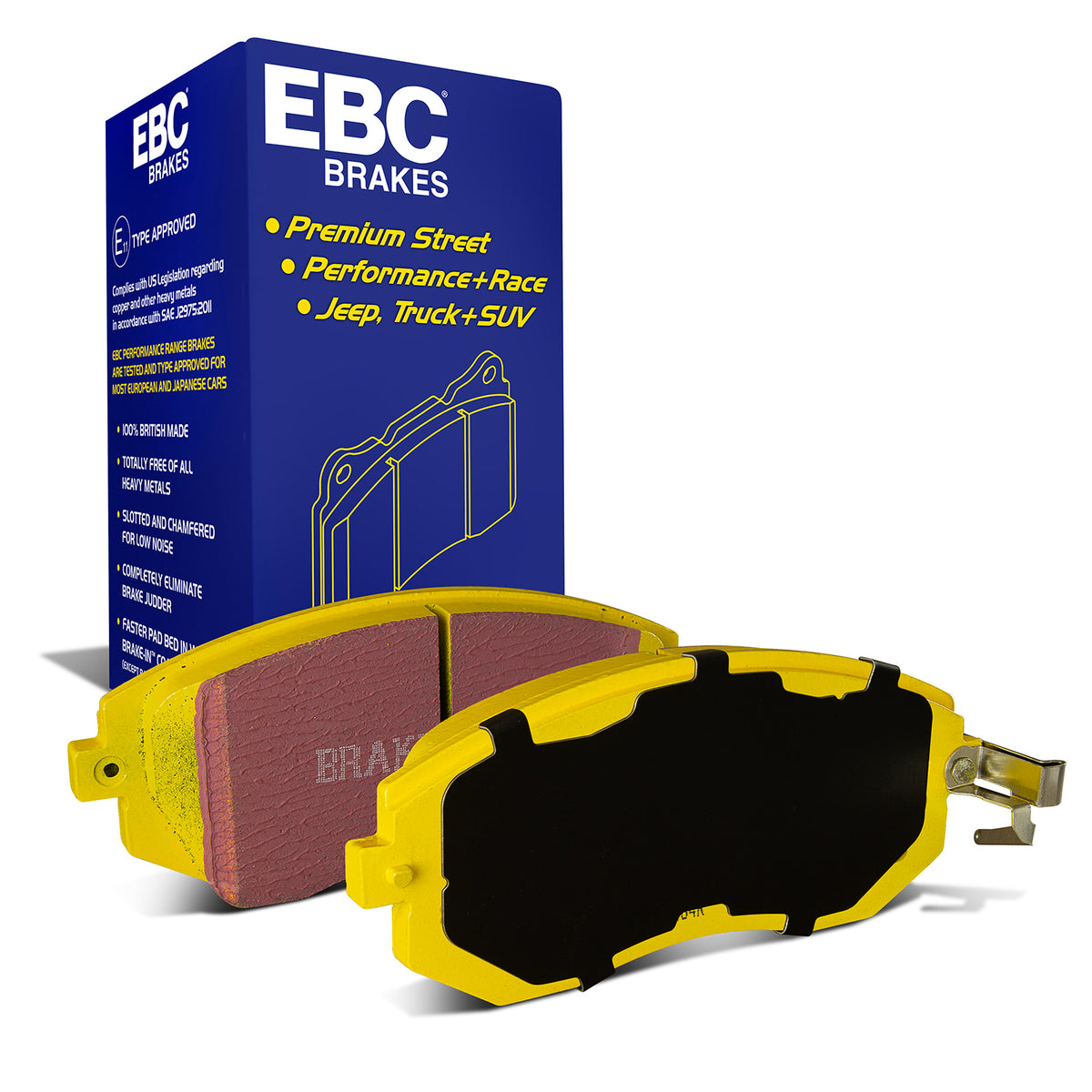 EBC Yellow Stuff remblokken vooras Subaru BRZ en Toyota GT86 / GR86