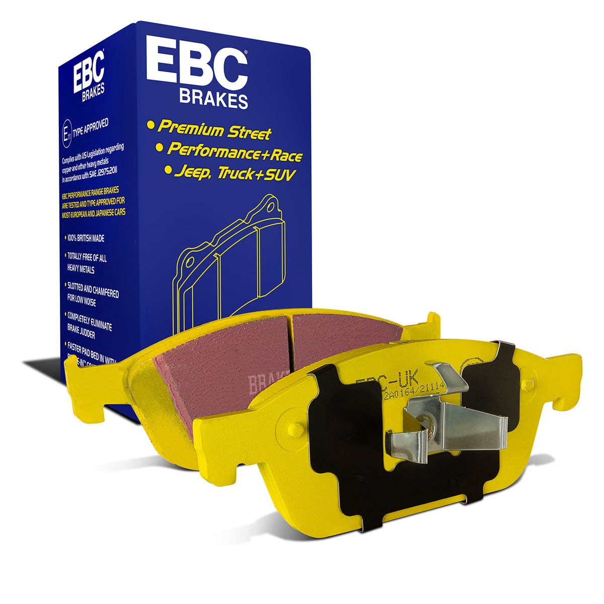 EBC Yellow Stuff remblokken vooras Ford Focus 3 ST