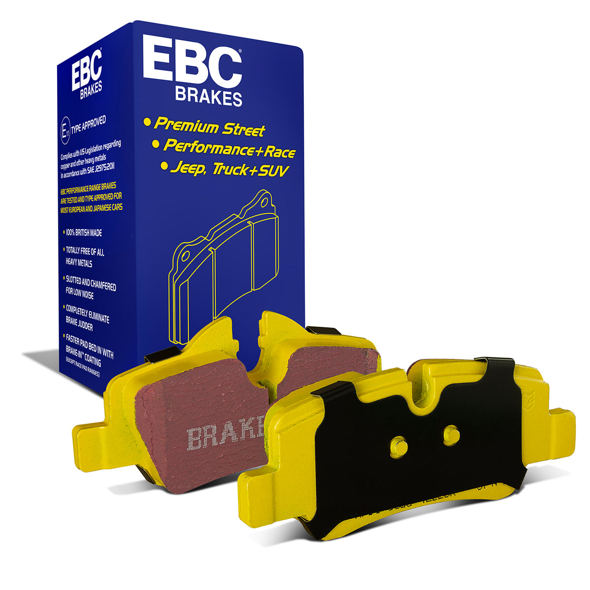 EBC Yellow Stuff remblokken achteras Mini Cooper S / JCW F56 / GP3