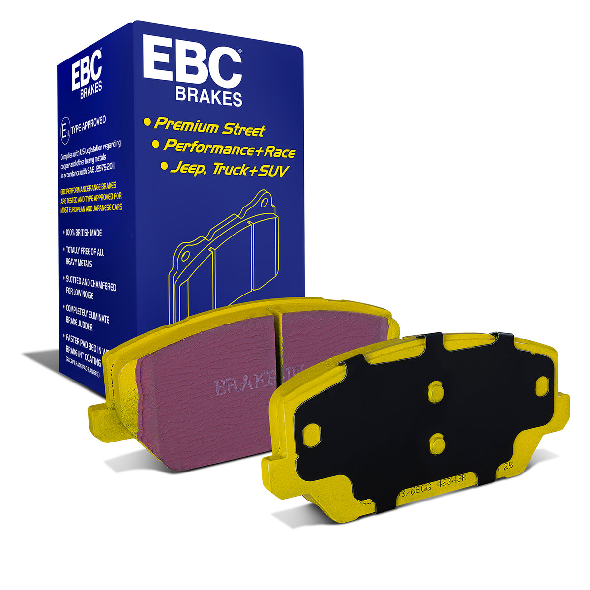 EBC Yellow Stuff remblokken vooras Hyundai I30N