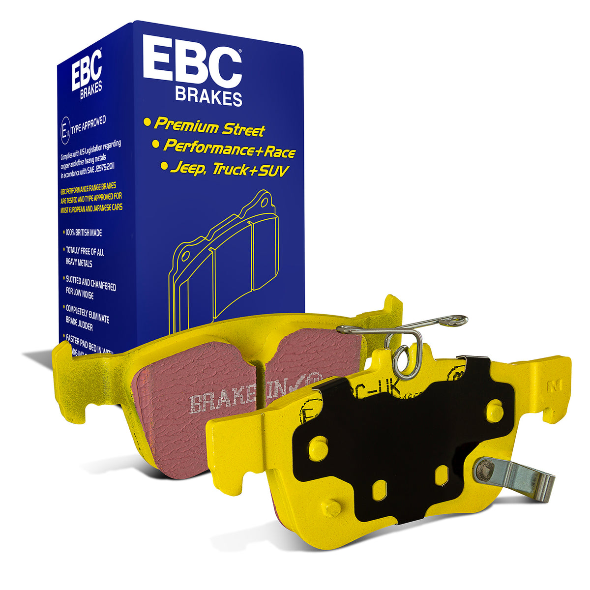 EBC Yellow Stuff remblokken achteras Honda Civic Type R FK8 / FL5
