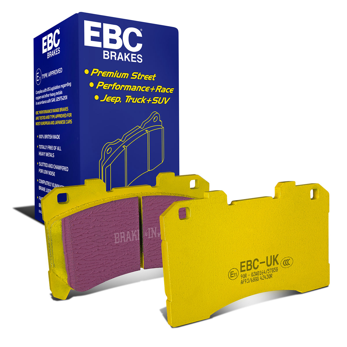 EBC Yellow Stuff remblokken vooras Toyota Yaris GR