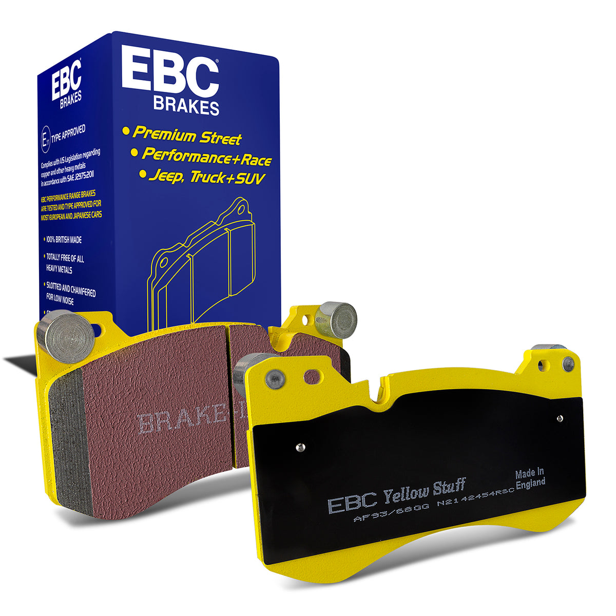EBC Yellow Stuff remblokken vooras BMW M2 G87 / M3 G80 / M4 G8x