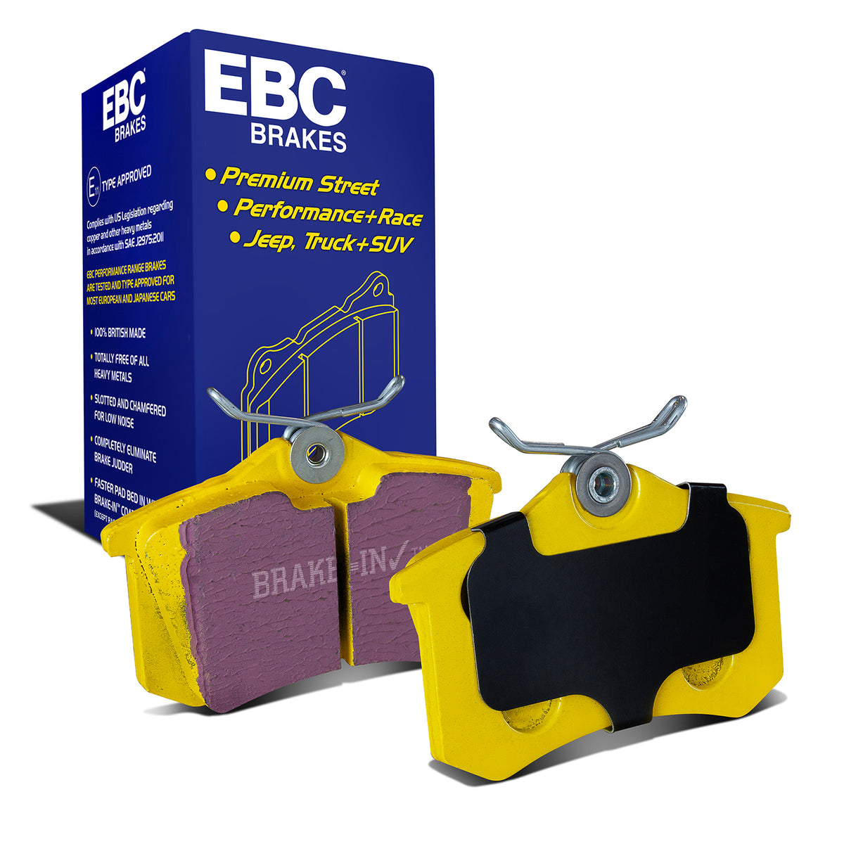 EBC Yellow Stuff remblokken achteras Audi S3 8L