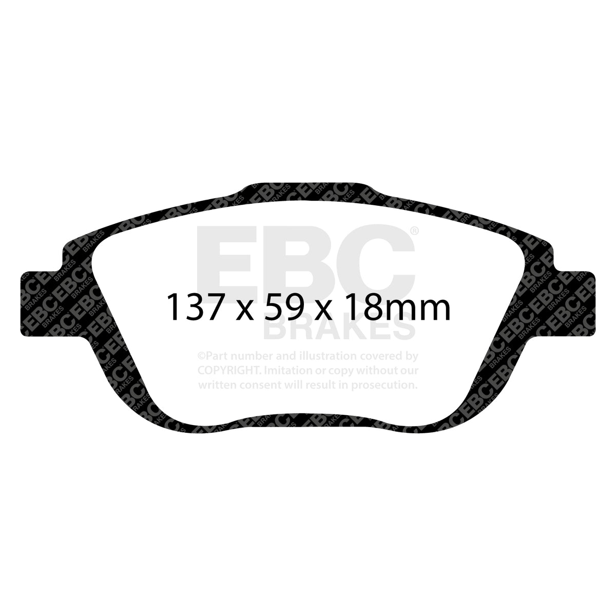 EBC Yellow Stuff remblokken vooras Citroen DS3 1.6 THP