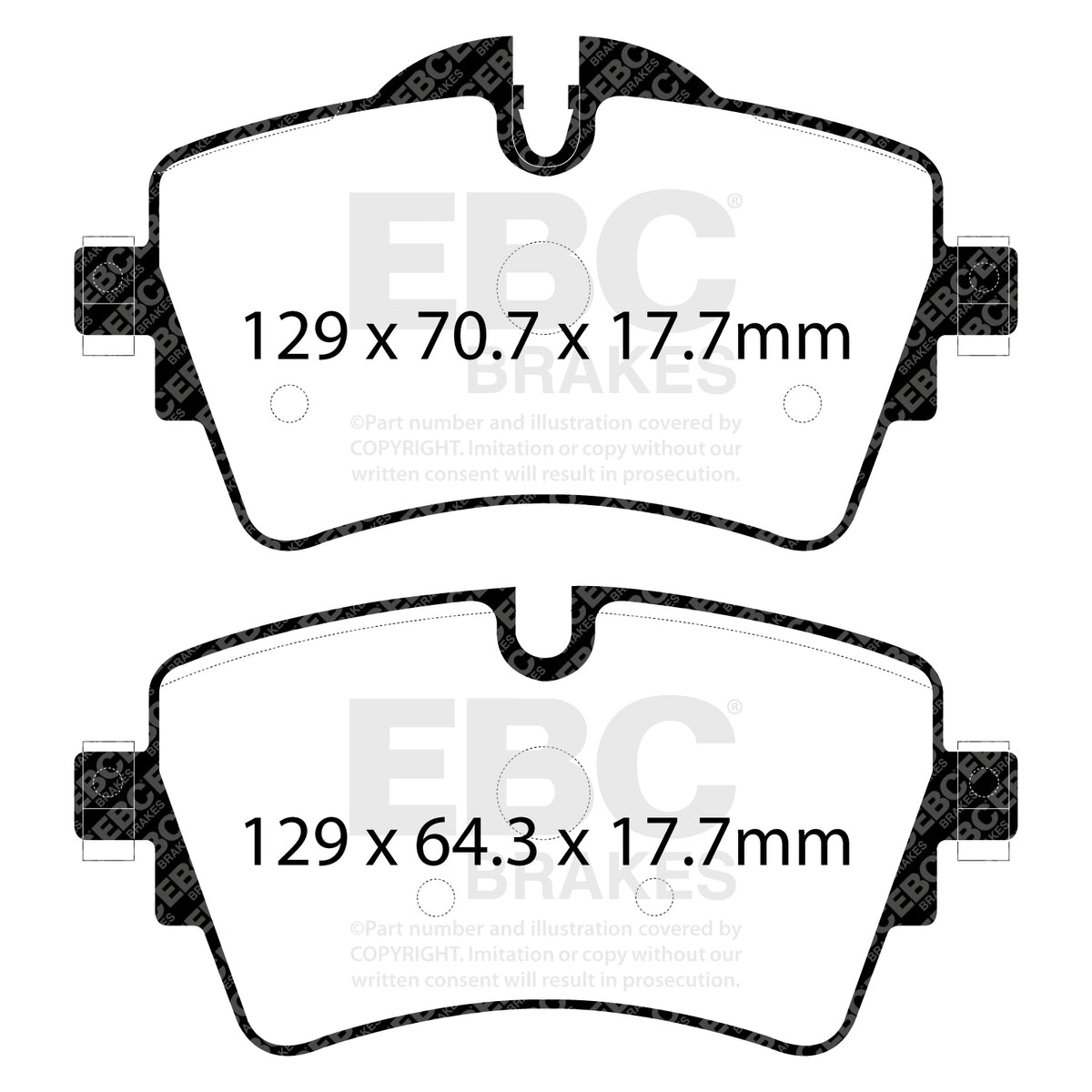 EBC Yellow Stuff remblokken vooras Mini Cooper S F56