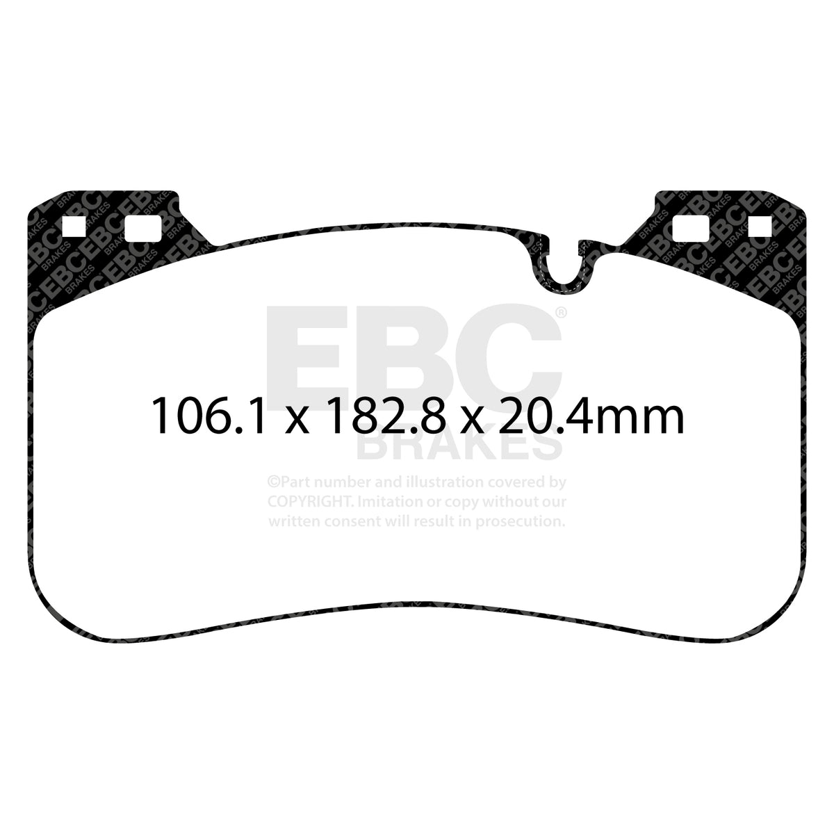 EBC Yellow Stuff remblokken vooras BMW M5 F90 / M8 F9x / X5M G05