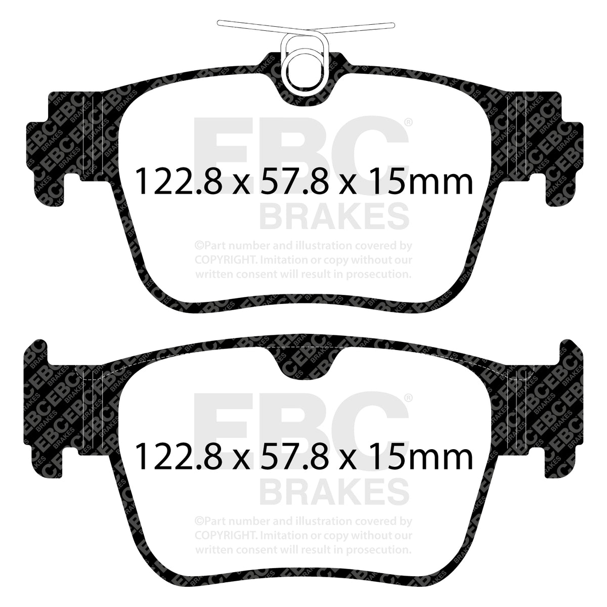 EBC Yellow Stuff remblokken achteras Audi RS3 8Y