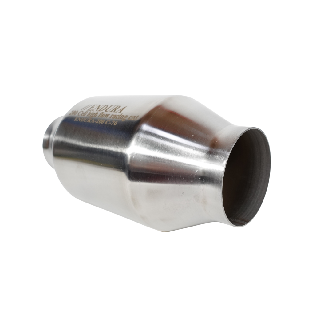 Endura High Flow Racing Katalysator 200 CPSI 76mm (3 Inch) - Euro 6 Versterkte Metallic Kern