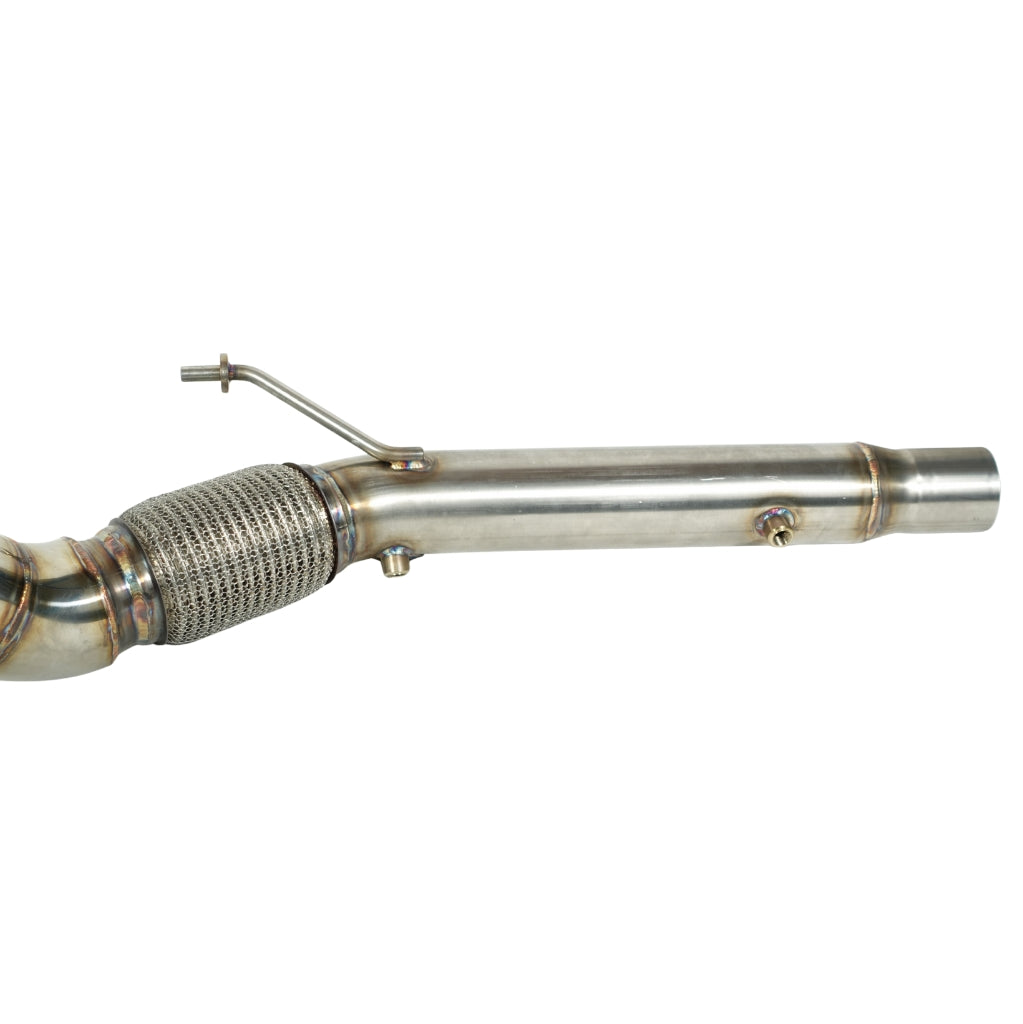 Endura V2 - Downpipe 3.5″ Cast Elbow - OPF en Non OPF - Golf 7 / 7.5 GTI, Leon 5F, TT 8S, Octavia 5E - 1.8 / 2.0 TSI EA888.3 MQB