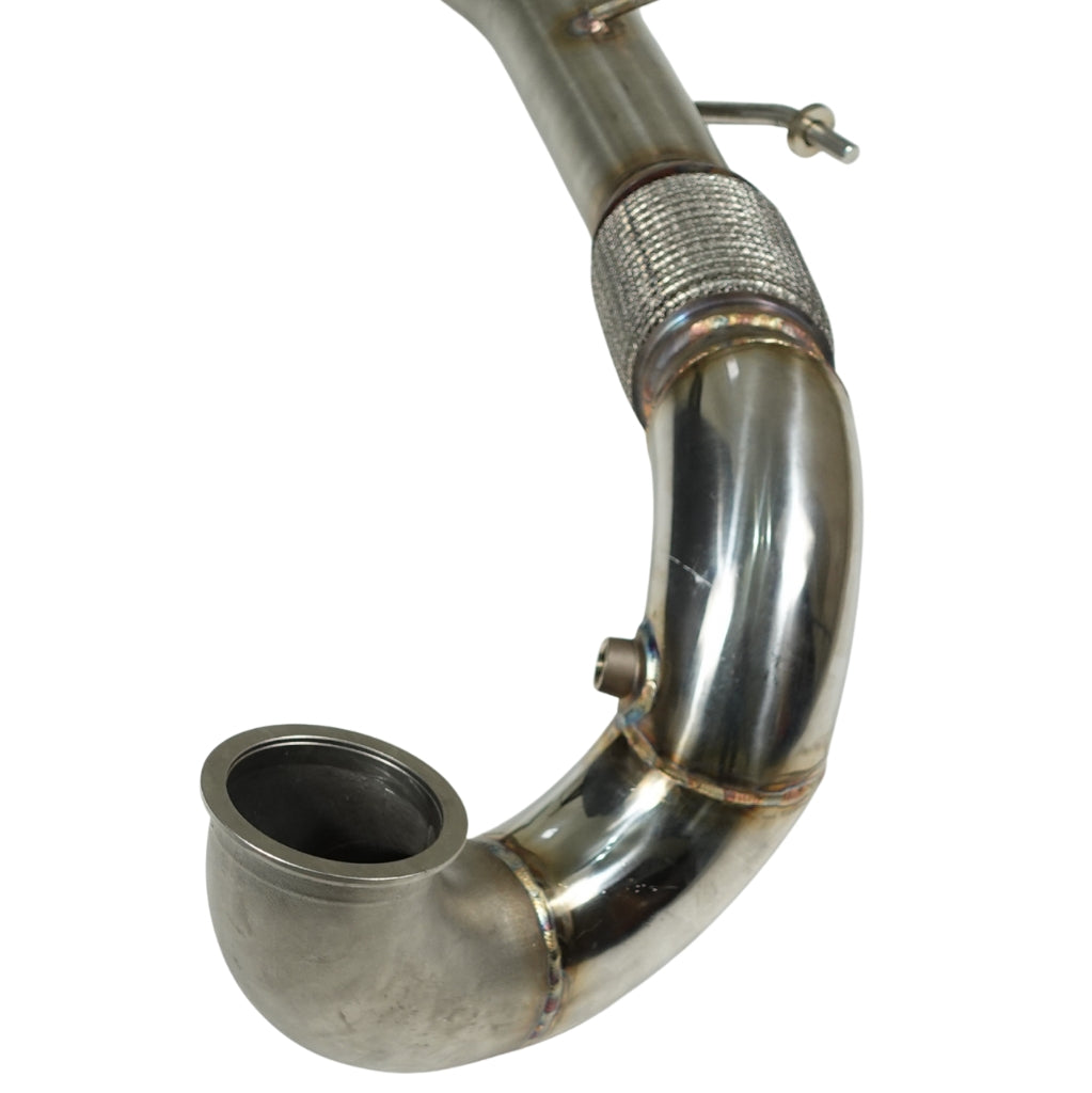Downpipe Endura V2 Cast Elbow da 3,5 pollici Golf 7R Golf 7.5R S3 8V Leon 5F 4Drive EA888.3 OPF non OPF