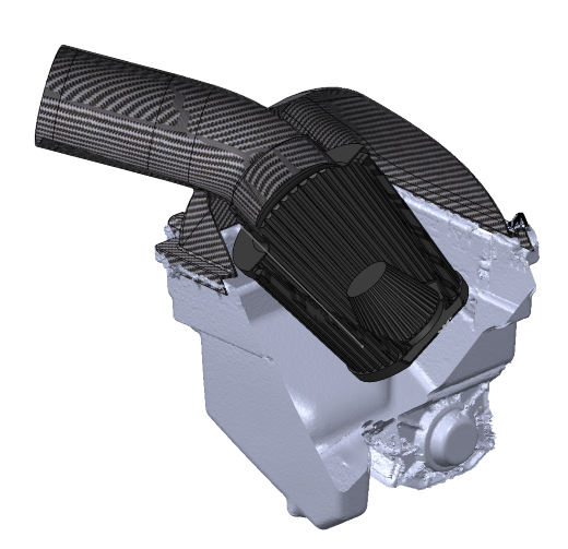 Forge Carbon Fiber Intake Toyota Yaris GR-8
