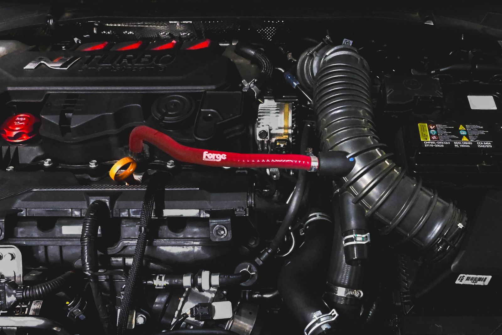 Forge Siliconen slang voor oliedampafvoer Hyundai I20N-8