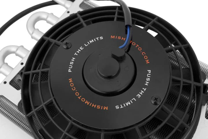 Mishimoto - Heavy-Duty Transmission Cooler with Electric Fan