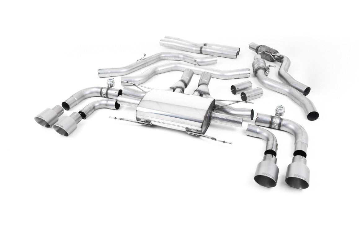 Milltek – Abgasanlage ab Kat – Alfa Romeo Giulia Quadrifoglio 2.9 V6 Bi-Turbo (ohne OPF)