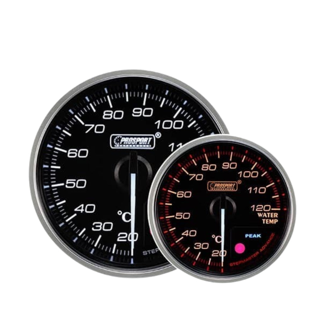 Prosport - Thermomètre à eau Supreme 60 mm - Blanc/Rouge