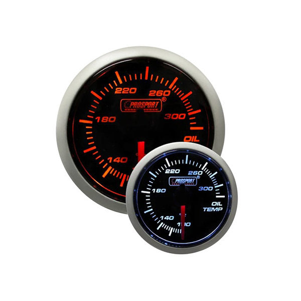 Manomètre de pression d'huile Prosport 52 mm