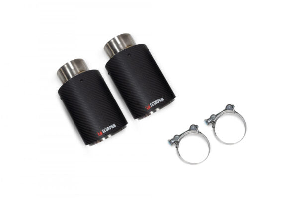 Scorpion - Double échappement en fibre de carbone de 114 mm - Nissan 350Z