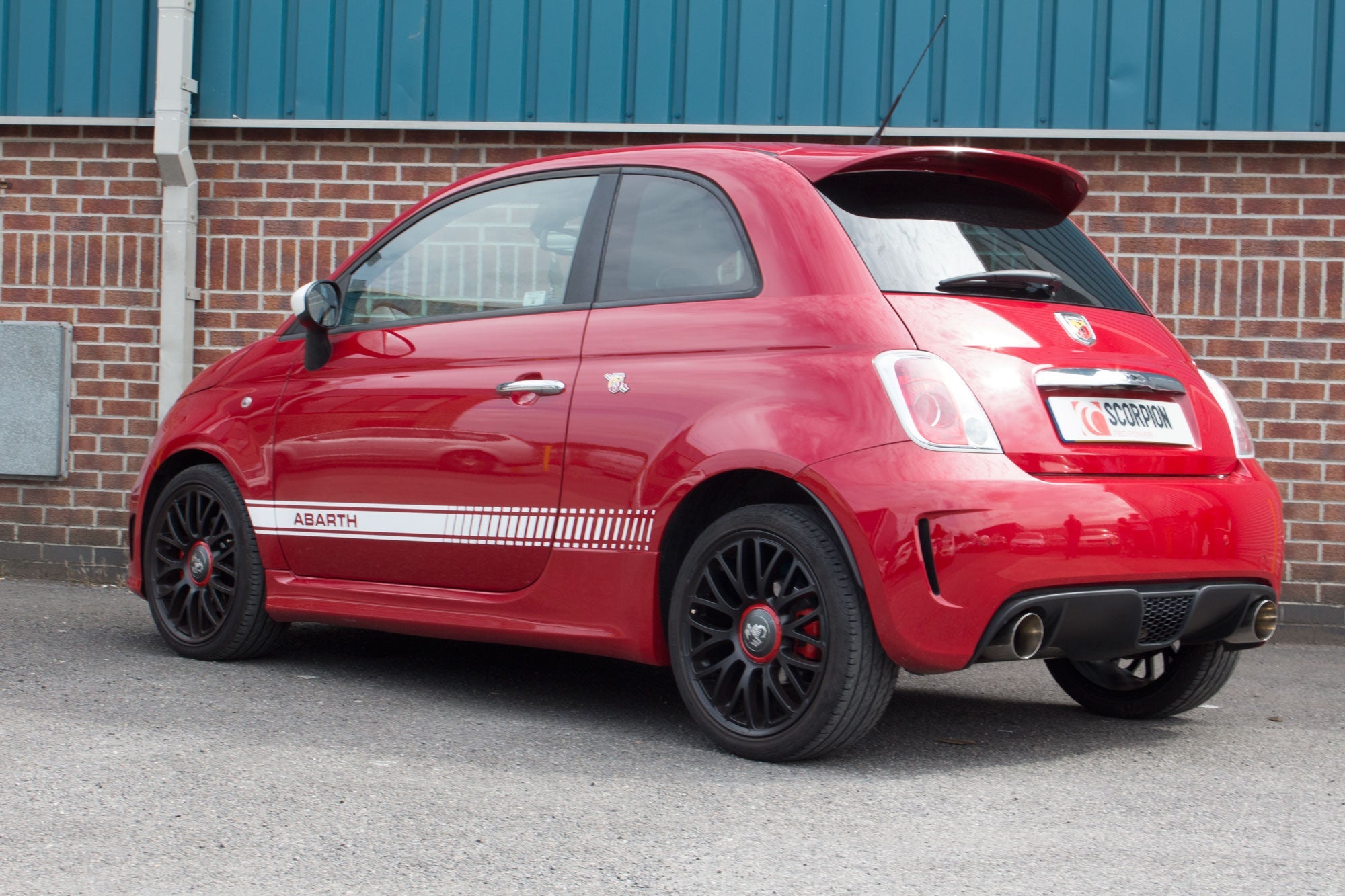 Scorpion Catback uitlaat Abarth 595 / 695-6