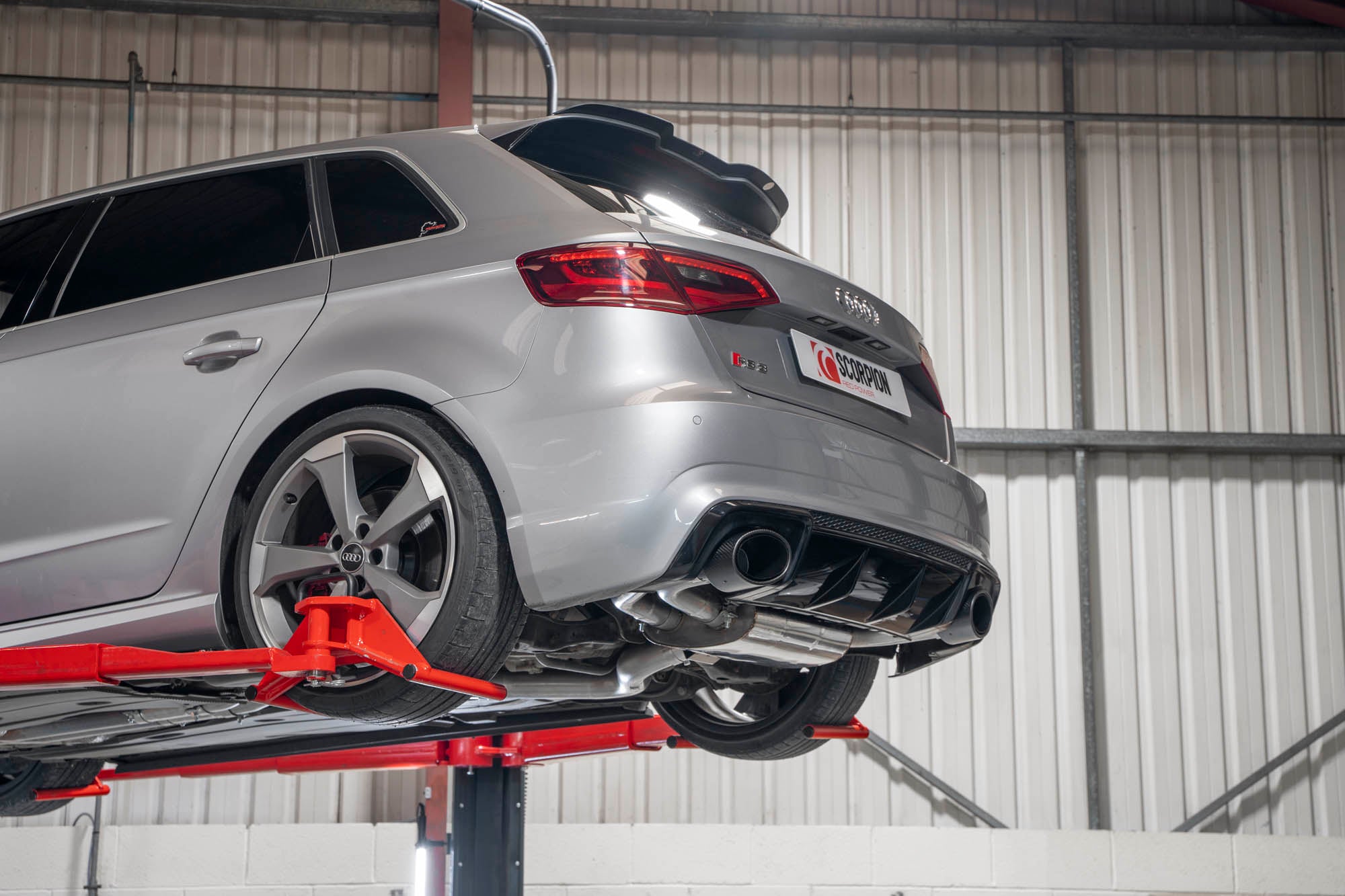 Scorpion Catback uitlaat Audi RS3 8V 15-17-20