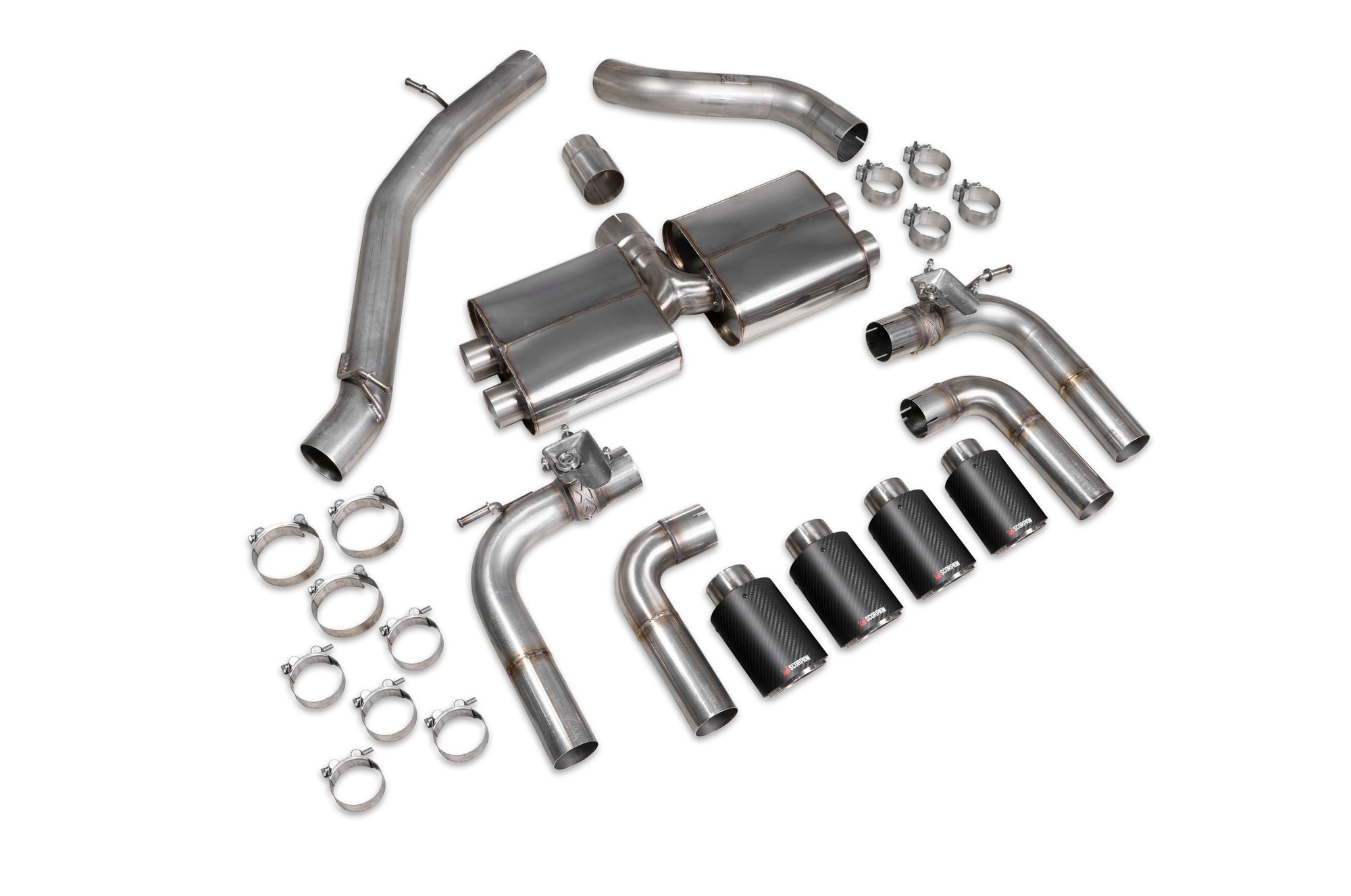 Scorpion Catback exhaust Audi S3 8V Sedan-2