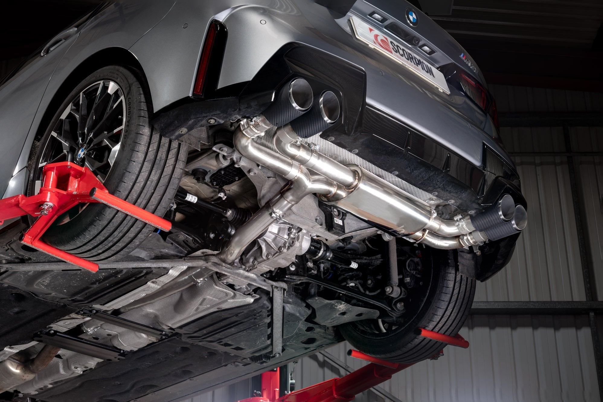 Układ wydechowy Catback Skorpiona BMW M135i F70-3