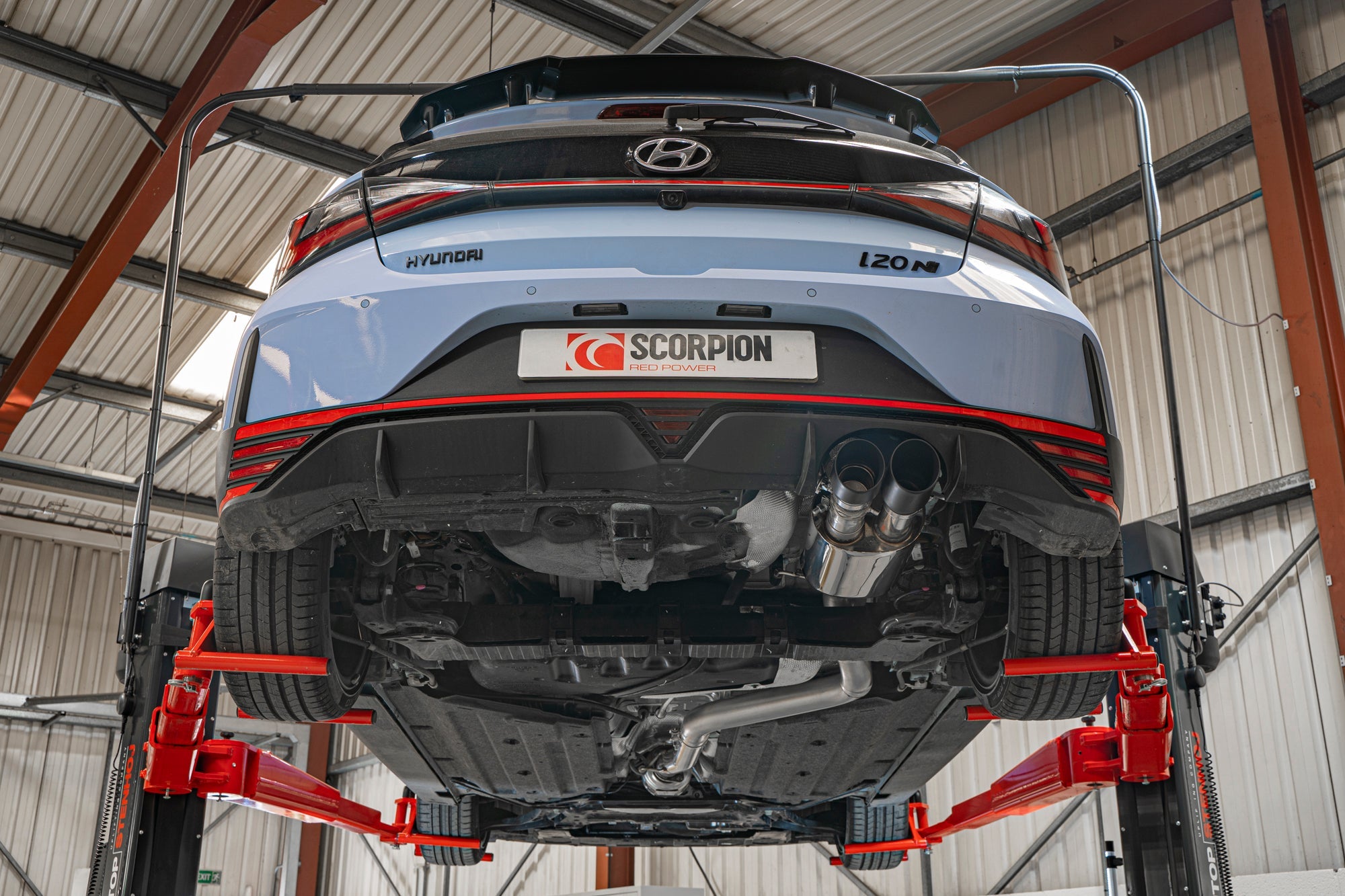 Échappement Scorpion GPF-back pour Hyundai i20 N-4