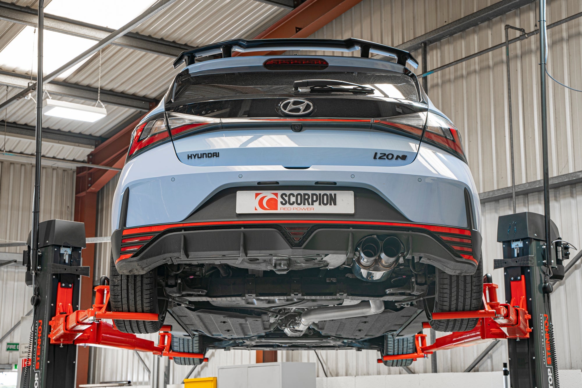Échappement Scorpion GPF-back pour Hyundai i20 N-8