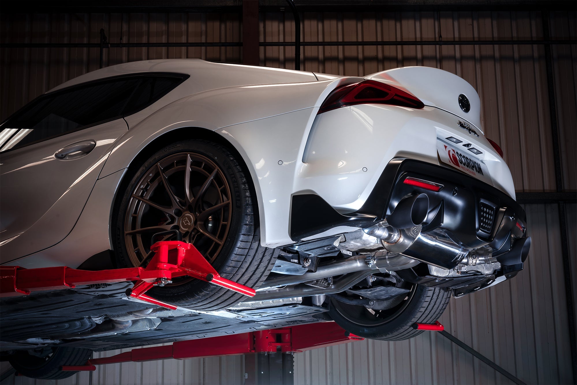 Scorpion GPF-back exhaust Toyota Supra GR 3.0 A90 Mk5-12