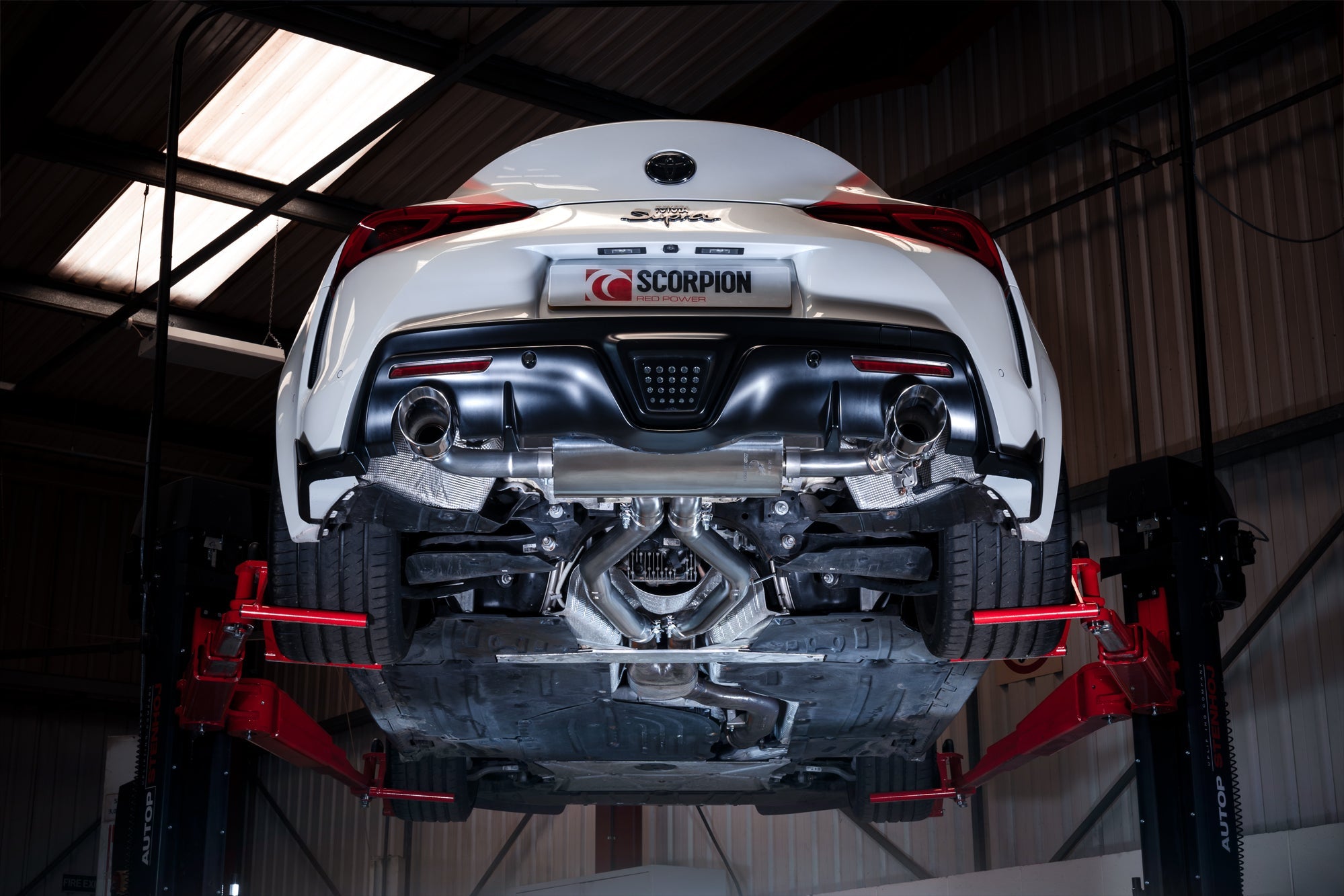 Scorpion GPF-back exhaust Toyota Supra GR 3.0 A90 Mk5-17