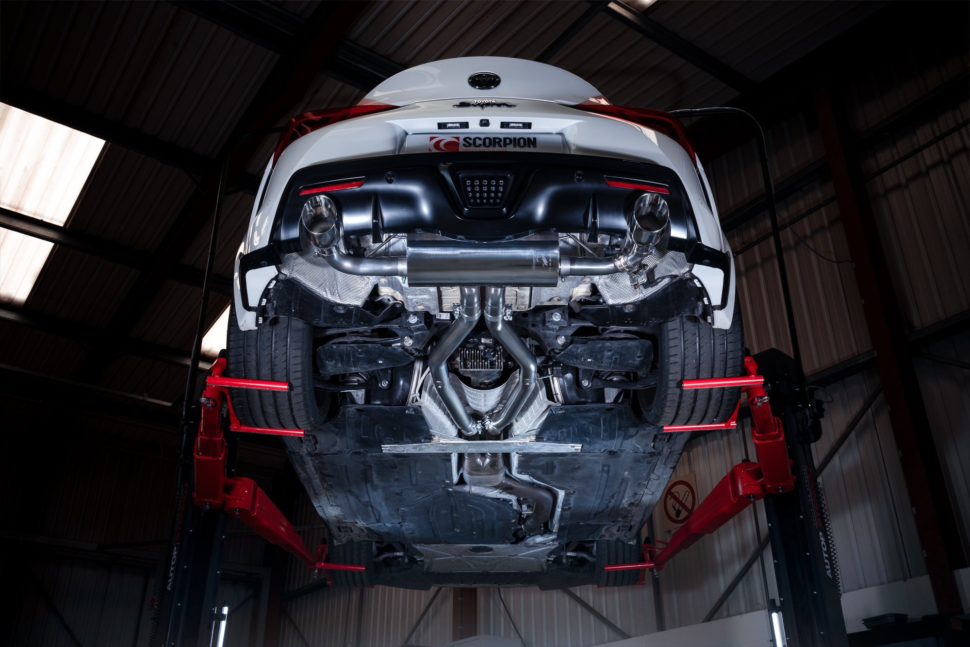 Scorpion GPF-back exhaust Toyota Supra GR 3.0 A90 Mk5-18